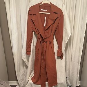 Susana Monaco trench coat size M color Umber